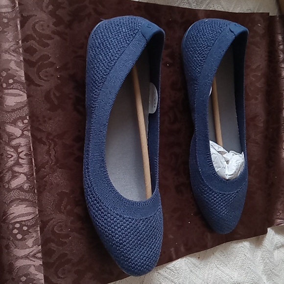 allbirds comfy Tree Breezer Women's ballet flats Size 9.5 W Color  Hazy Indigo. - Picture 6 of 13